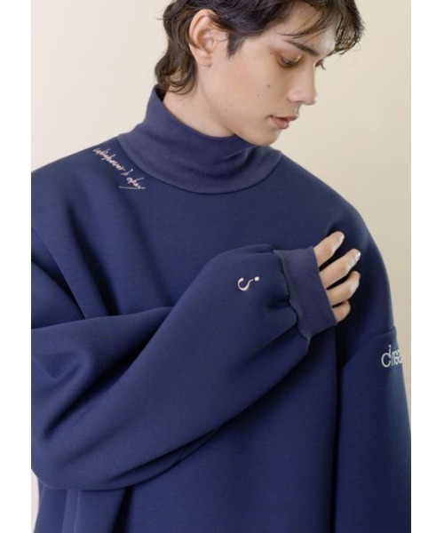 【セール】【Questioning】ボトルネックワイドトレーナ ジェンダーレス ユニセックス（スウェット）｜Questioning（クエスチョニング）