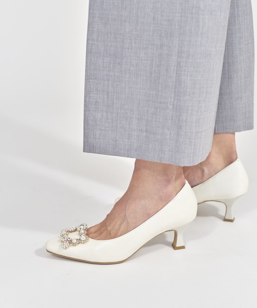 本物の販売 セール ビジューヒールパンプス 0397 パンプス Launa Lea ラウナレア のファッション 高品質の激安 Pusaka Lan Go Id