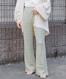 2021SS 総レースフレアパンツ