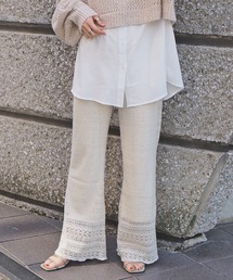 2021SS 総レースフレアパンツ