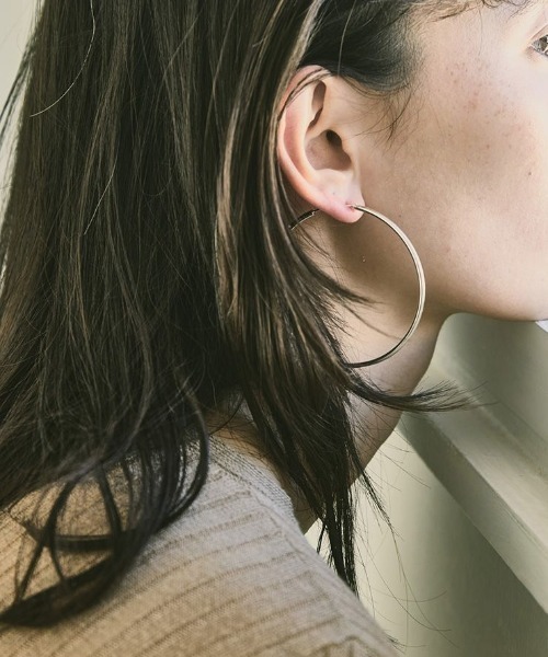 TODAYFUL（トゥデイフル）の「TODAYFUL Thin Hoop Pierce シン
