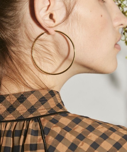 TODAYFUL（トゥデイフル）の「TODAYFUL Thin Hoop Pierce シン