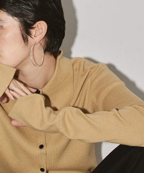 TODAYFUL（トゥデイフル）の「TODAYFUL　Thin Hoop Pierce シンフープピアス/12990902（ピアス（両耳用）・レディース・シルバー/ゴールド・ONE SIZE）」の19枚目の写真