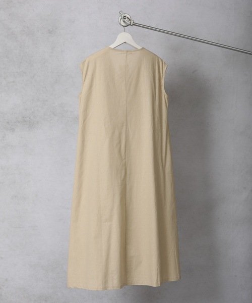 ap retro(アプレトロ)の「ウエストマークフレンチスリーブロングワンピース【ZOZOTOWN限定商品】(ワンピース・レディース・ベージュ/ブラック/ネイビー系/グリーン・FREE)」の15枚目の写真