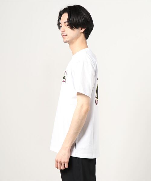 Quiksilver(クイックシルバー)の「QUIKSILVER/クイックシルバー バックプリントTシャツ QST211037(Tシャツ/カットソー・メンズ・ブラック/ホワイト・M/L)」の3枚目の写真