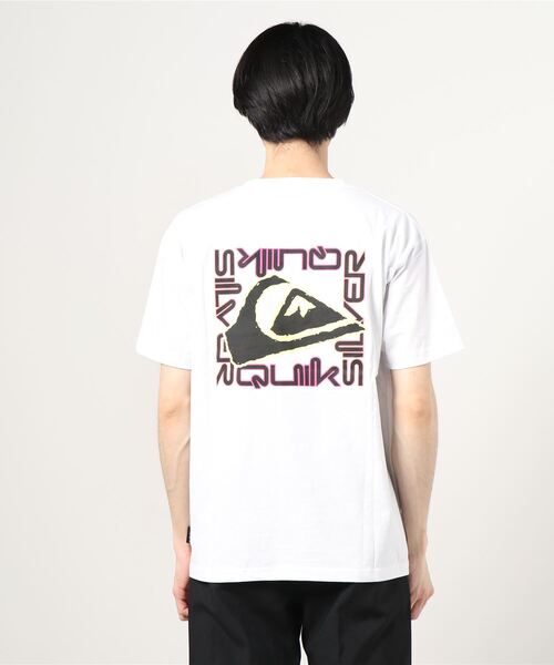 Quiksilver(クイックシルバー)の「QUIKSILVER/クイックシルバー バックプリントTシャツ QST211037(Tシャツ/カットソー・メンズ・ブラック/ホワイト・M/L)」の4枚目の写真