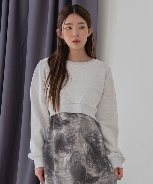 UNE MANSION（ユヌマンション）の「タイダイ柄キャミロングワンピース（シャツワンピース・レディース・ベージュ/グレー・FREE）」の19枚目の写真