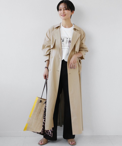 JOUROAL STANDARD relume トレンチコート JOURNAL STANDARD relume｜コットンナイロンライトトレンチ