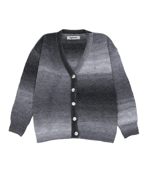 Figments(フィグメンツ)の「グラデーションカーディガン(カーディガン/ボレロ・レディース・パープル/グレー・FREE)」の1枚目の写真