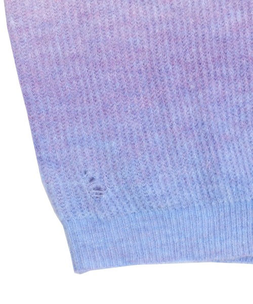 Figments(フィグメンツ)の「グラデーションカーディガン(カーディガン/ボレロ・レディース・パープル/グレー・FREE)」の10枚目の写真