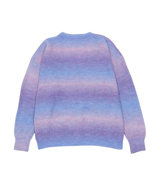 Figments(フィグメンツ)の「グラデーションカーディガン(カーディガン/ボレロ・レディース・パープル/グレー・FREE)」の7枚目の写真