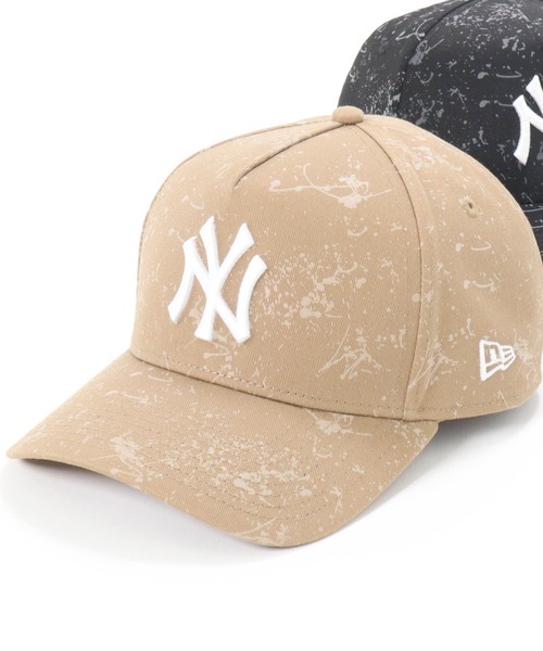 NEW ERA（ニューエラ）の「ニューエラ キャップ スプラッシュペイント ニューヨークヤンキース（キャップ・メンズ・ベージュ/ブラック・FREE）」の2枚目の写真