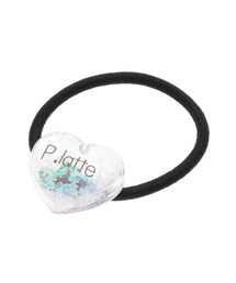 PINK-latte（ピンクラテ）の「フレークINハートポニー（その他ヘアアクセサリー・キッズ）」