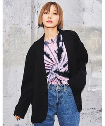 X-girl | MILLS LOGO JACQUARD JACKET(ブルゾン)