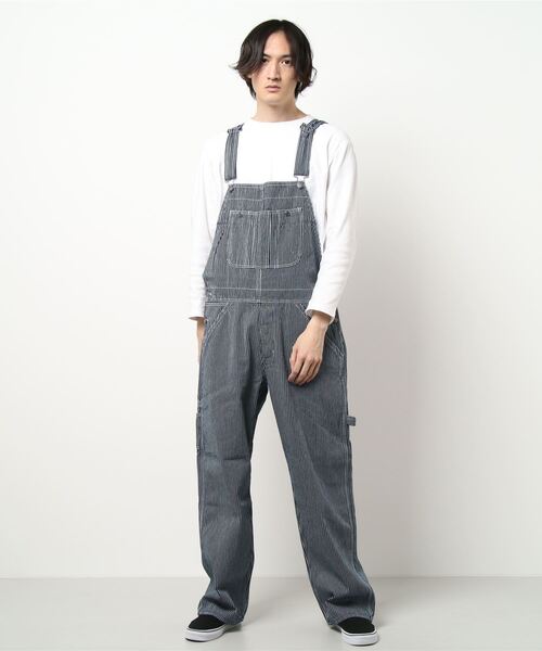 FREE GATE（フリーゲート）の「【WEB限定販売】フリーゲート/FREEGATE デニムオーバーオール（サロペット/オーバーオール・メンズ・ネイビー/ブルー/ブルー系その他・X-LARGE/LARGE/MEDIUM）」の7枚目の写真