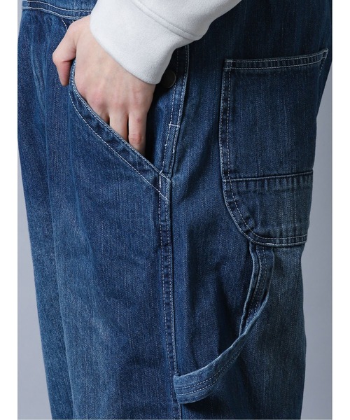 FREE GATE（フリーゲート）の「【WEB限定販売】フリーゲート/FREEGATE デニムオーバーオール（サロペット/オーバーオール・メンズ・ネイビー/ブルー/ブルー系その他・X-LARGE/LARGE/MEDIUM）」の11枚目の写真