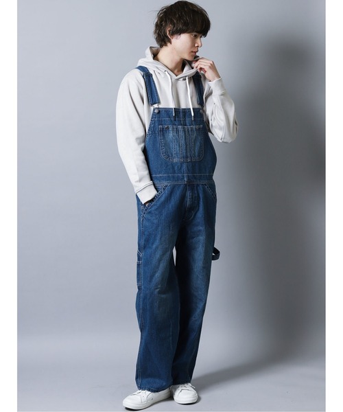 FREE GATE（フリーゲート）の「【WEB限定販売】フリーゲート/FREEGATE デニムオーバーオール（サロペット/オーバーオール・メンズ・ネイビー/ブルー/ブルー系その他・X-LARGE/LARGE/MEDIUM）」の16枚目の写真