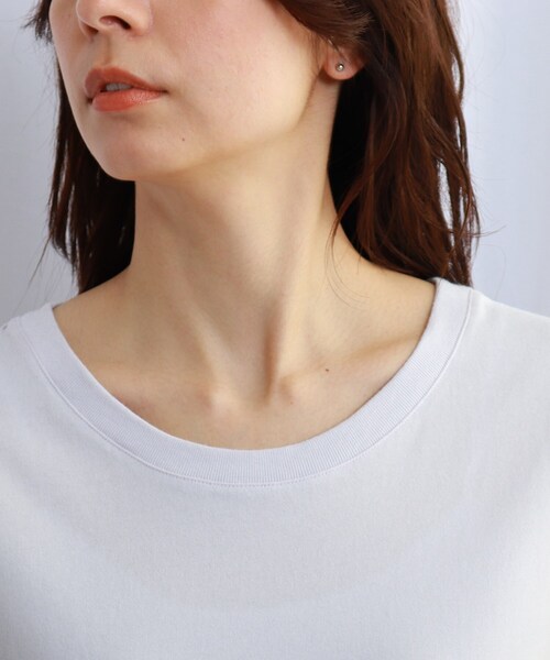 JET（ジェット）の「◆【ウォッシャブル】ベーシックコットンTシャツ（Tシャツ/カットソー・レディース・ピンク系/ブラック/ホワイト/ライトブルー・04/80）」の16枚目の写真