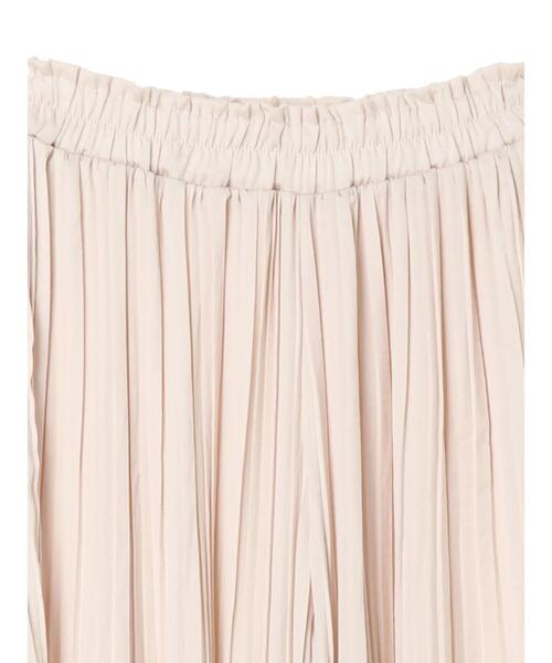 koe(コエ)の「ビンテージサテン消しプリーツ加工パンツ*(その他パンツ・レディース・アイボリー/ブラック/ブルー・FREE)」の7枚目の写真