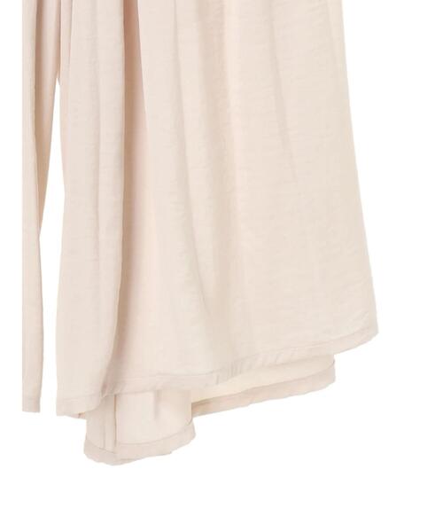 koe(コエ)の「ビンテージサテン消しプリーツ加工パンツ*(その他パンツ・レディース・アイボリー/ブラック/ブルー・FREE)」の9枚目の写真