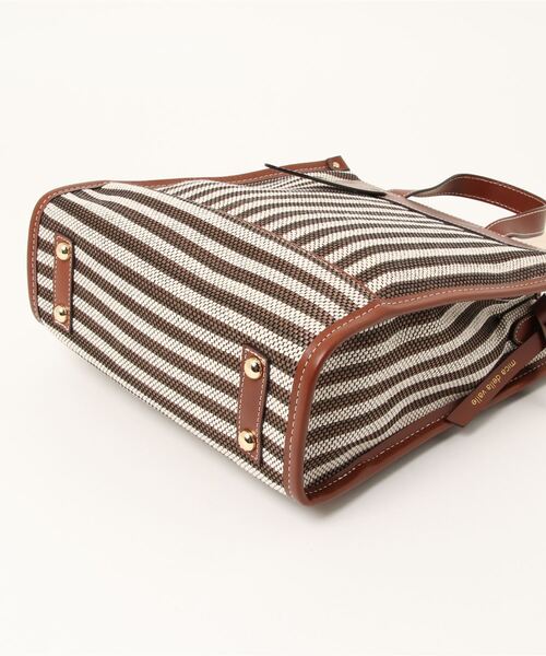 SLOBE IENA(スローブイエナ)の「【MICA DELLA VALLE / ミカ デラ ヴァッレ】 ボルサトートバッグ(トートバッグ・レディース・ブラウン・FREE)」の4枚目の写真