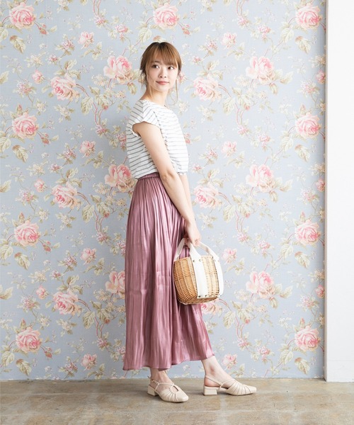 menue(メヌエ)の「シャーリングクロスストラップパンプス(サンダル・レディース・アイボリー/ブラック/ベージュ系その他/パイソン・XS/S/M/L/LL/3L)」の18枚目の写真