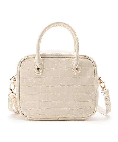 DRESKIP（ドレスキップ）の「◆アソートデザインスクエアショルダー（ショルダーバッグ・レディース・グレー系4/アイボリー系3/キャメル・00）」の18枚目の写真