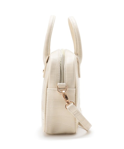 DRESKIP（ドレスキップ）の「◆アソートデザインスクエアショルダー（ショルダーバッグ・レディース・グレー系4/アイボリー系3/キャメル・00）」の6枚目の写真