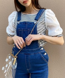 WEGO | WEGO/シアーギャザースリーブトップス(Tシャツ/カットソー)