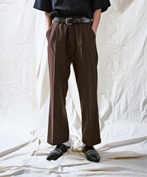 PUBLUX | 【PUBLUX/パブリュクス×ベルエポック】　センタープレスワイドパンツ/ユニセックス(スラックス)