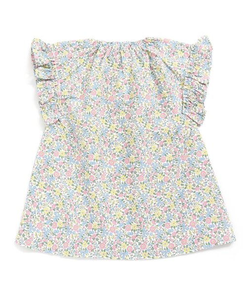 Seraph（セラフ）の「/4色3柄ボックスシルエットサックワンピ（ワンピース・キッズ・ピンク/ベージュ/ネイビー/イエロー・80/110/120/100/95/130/90/140）」の7枚目の写真