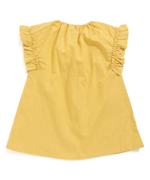 Seraph（セラフ）の「/4色3柄ボックスシルエットサックワンピ（ワンピース・キッズ・ピンク/ベージュ/ネイビー/イエロー・80/110/120/100/95/130/90/140）」の16枚目の写真