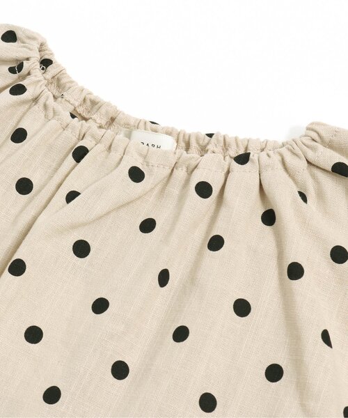 Seraph（セラフ）の「/4色3柄ボックスシルエットサックワンピ（ワンピース・キッズ・ピンク/ベージュ/ネイビー/イエロー・80/110/120/100/95/130/90/140）」の8枚目の写真