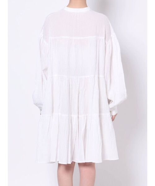 Ungrid（アングリッド）の「【WEB限定】ティアードミニワンピース（ワンピース・レディース・ブラック/オフホワイト/オレンジ/ライトイエロー・FREE）」の19枚目の写真