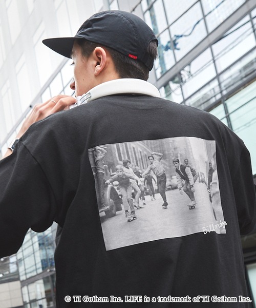 LIFE（ライフ）の「LIFE/ライフ 別注コラボ オーバーサイズ アソートフォトプリント半袖カットソー（Tシャツ/カットソー・メンズ・ホワイト系その他3/ブラック系その他2/ブラック系その他3/ブラック系その他/ホワイト系その他2/ホワイト系その他・M/L）」の5枚目の写真