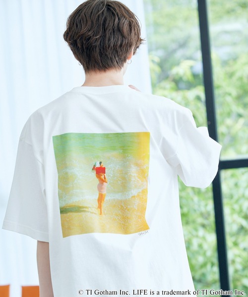 LIFE（ライフ）の「LIFE/ライフ 別注コラボ オーバーサイズ アソートフォトプリント半袖カットソー（Tシャツ/カットソー・メンズ・ホワイト系その他3/ブラック系その他2/ブラック系その他3/ブラック系その他/ホワイト系その他2/ホワイト系その他・M/L）」の8枚目の写真