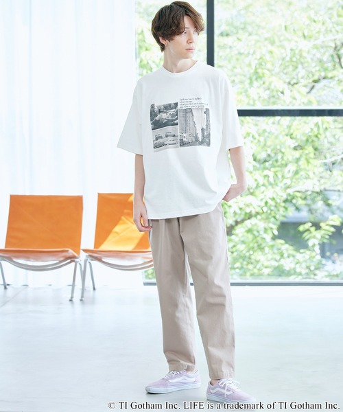 LIFE（ライフ）の「LIFE/ライフ 別注コラボ オーバーサイズ アソートフォトプリント半袖カットソー（Tシャツ/カットソー・メンズ・ホワイト系その他3/ブラック系その他2/ブラック系その他3/ブラック系その他/ホワイト系その他2/ホワイト系その他・M/L）」の18枚目の写真