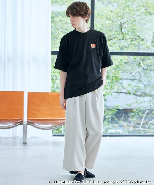 LIFE（ライフ）の「LIFE/ライフ 別注コラボ オーバーサイズ アソートフォトプリント半袖カットソー（Tシャツ/カットソー・メンズ・ホワイト系その他3/ブラック系その他2/ブラック系その他3/ブラック系その他/ホワイト系その他2/ホワイト系その他・M/L）」の21枚目の写真