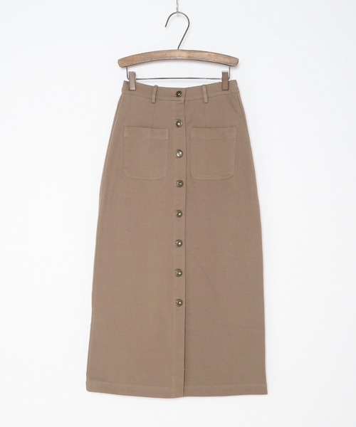 Crisp（クリスプ）の「ツイルロングタイトスカート（スカート・レディース・グリーン/アイボリー/ブラウン・FREE）」の20枚目の写真