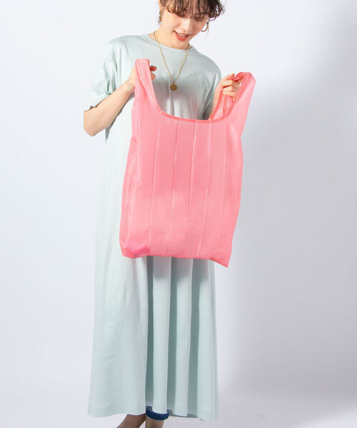 NOLLEY’S（ノーリーズ）の「HUNG BAG “XL”（エコバッグ/サブバッグ・レディース・ホワイト/ブラック/ベージュ/ピンク/イエロー・FREE）」の5枚目の写真