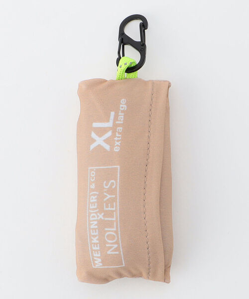 NOLLEY’S（ノーリーズ）の「HUNG BAG “XL”（エコバッグ/サブバッグ・レディース・ホワイト/ブラック/ベージュ/ピンク/イエロー・FREE）」の9枚目の写真