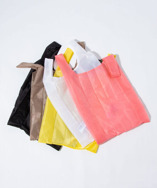 NOLLEY’S（ノーリーズ）の「HUNG BAG “XL”（エコバッグ/サブバッグ・レディース・ホワイト/ブラック/ベージュ/ピンク/イエロー・FREE）」の11枚目の写真