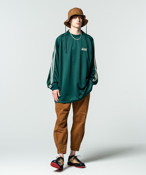 glamb（グラム）の「Hem tuck work pants / ヘムタックワークパンツ