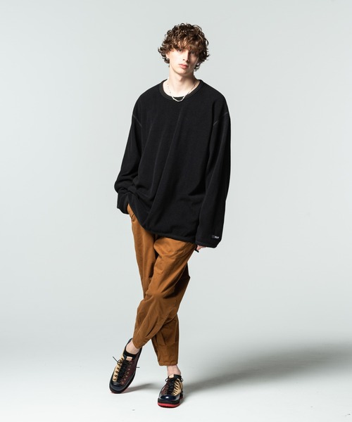 glamb（グラム）の「Hem tuck work pants / ヘムタックワークパンツ