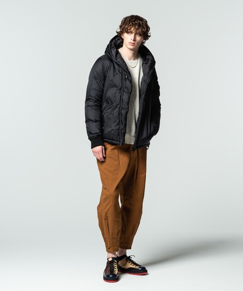 glamb（グラム）の「Hem tuck work pants / ヘムタックワークパンツ