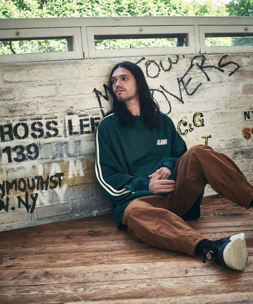 glamb（グラム）の「Hem tuck work pants / ヘムタックワークパンツ