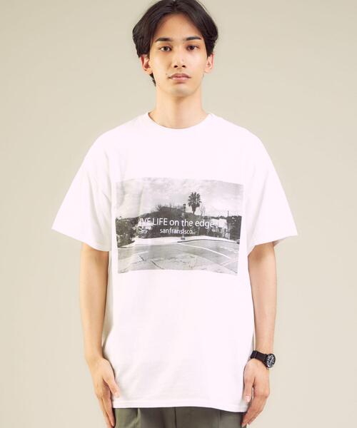 FUNG（ファング）の「[ ファング ] FUNG LIVE LIFE 半袖 Tシャツ  カットソー（Tシャツ/カットソー・メンズ・ホワイト・MEDIUM/LARGE）」の2枚目の写真