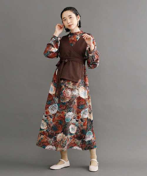 ブランド古着 コンビワンピース ワンピース Merlot Plus メルロープリュス のファッション通販 Zozoused