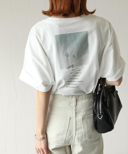 Chillfar(チルファー)の「半袖アソートフォトプリントTシャツ(Tシャツ/カットソー・レディース・ホワイト/ブラック/ホワイト系/ホワイト系1/ホワイト系2/ホワイト系3・FREE)」の3枚目の写真