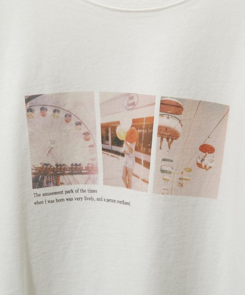 Chillfar(チルファー)の「半袖アソートフォトプリントTシャツ(Tシャツ/カットソー・レディース・ホワイト/ブラック/ホワイト系/ホワイト系1/ホワイト系2/ホワイト系3・FREE)」の13枚目の写真